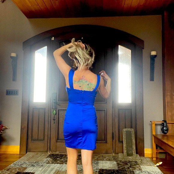 Fashion Nova Blue Dress XS - Picture 2 of 3